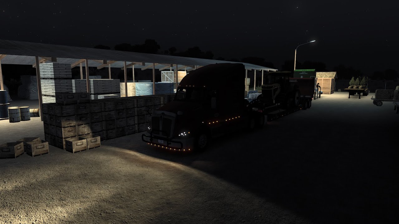 American Truck Simulator TruckersMP Crawler Tractor To Phoenix