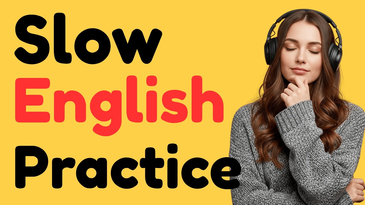 English Podcast for Speaking English | Shadowing Practice to Improve Fluency | Slow English Practice