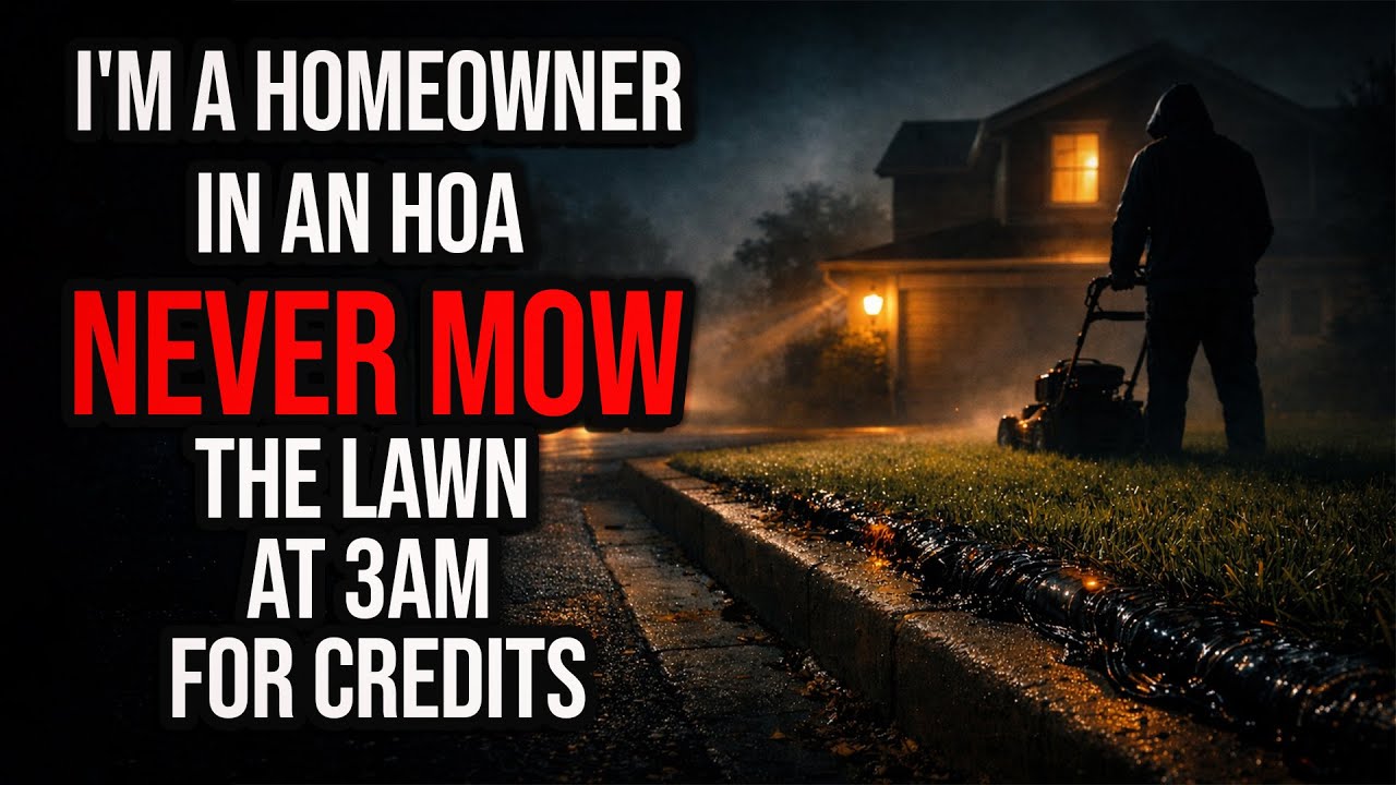 I'm a Homeowner in an HOA. Never Mow the Lawn at 3AM for Credits.| Creepypasta