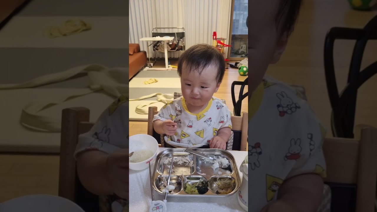 초복맞이 저녁식사 18개월 태오의 닭백숙 먹기