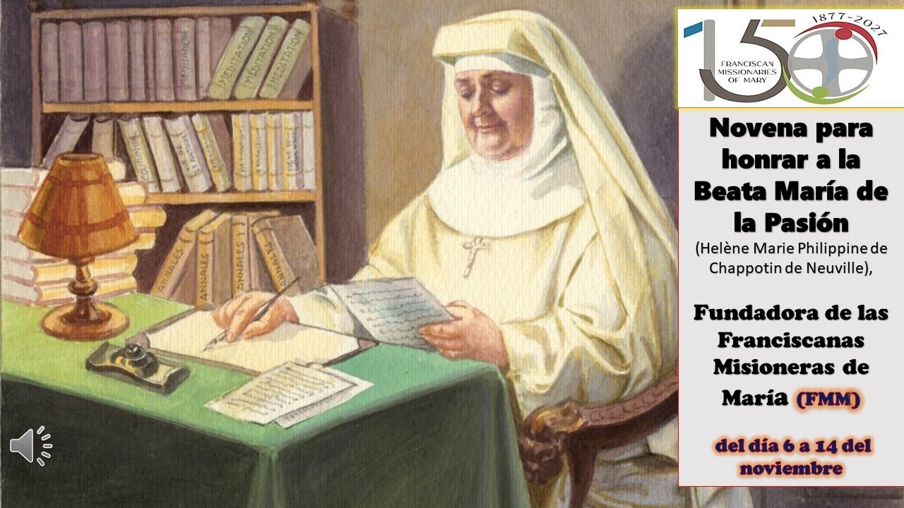 NOVENA PARA HONRAR A LA BEATA MARÍA DE LA PASIÓN