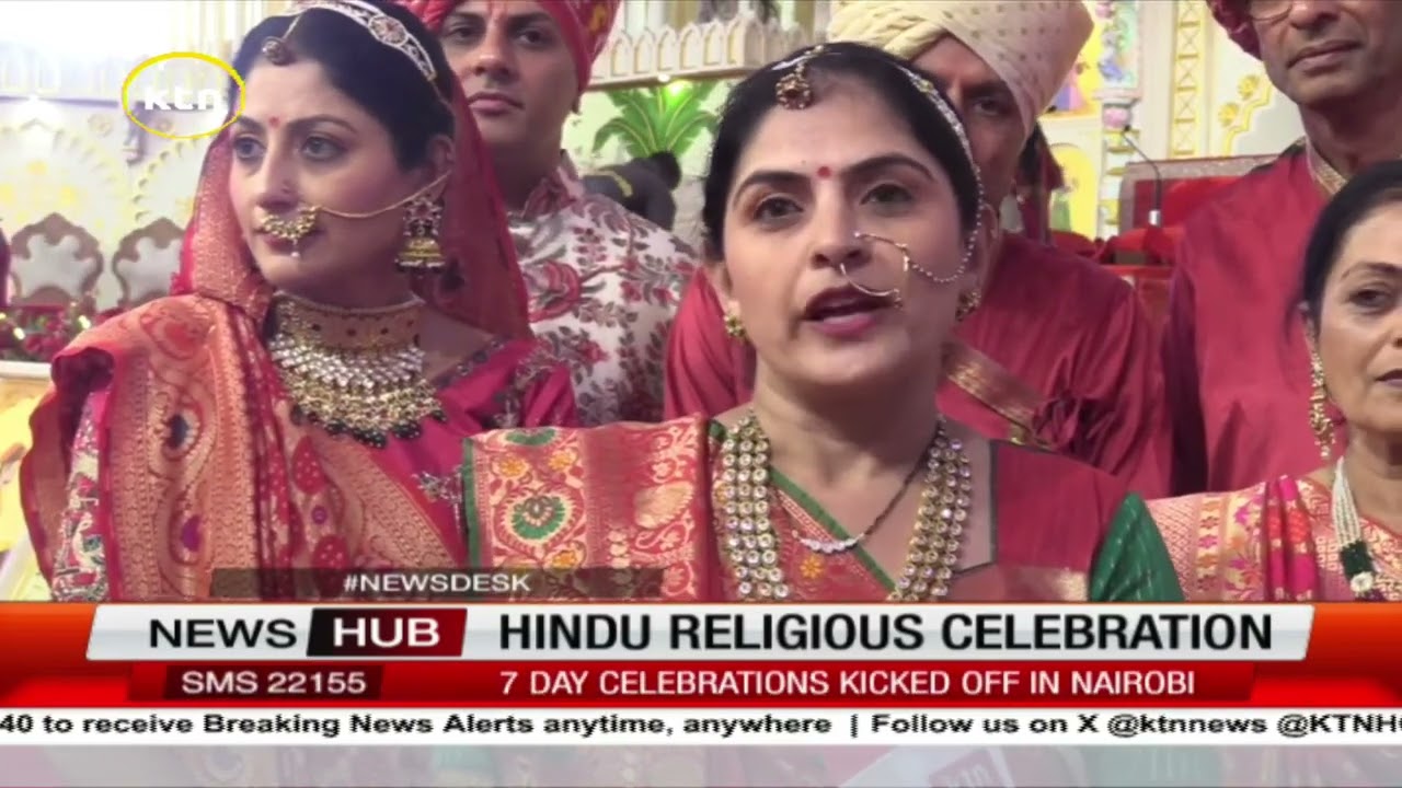 Hindu religious celebration: The 7 day celebration kicked of in Nairobi