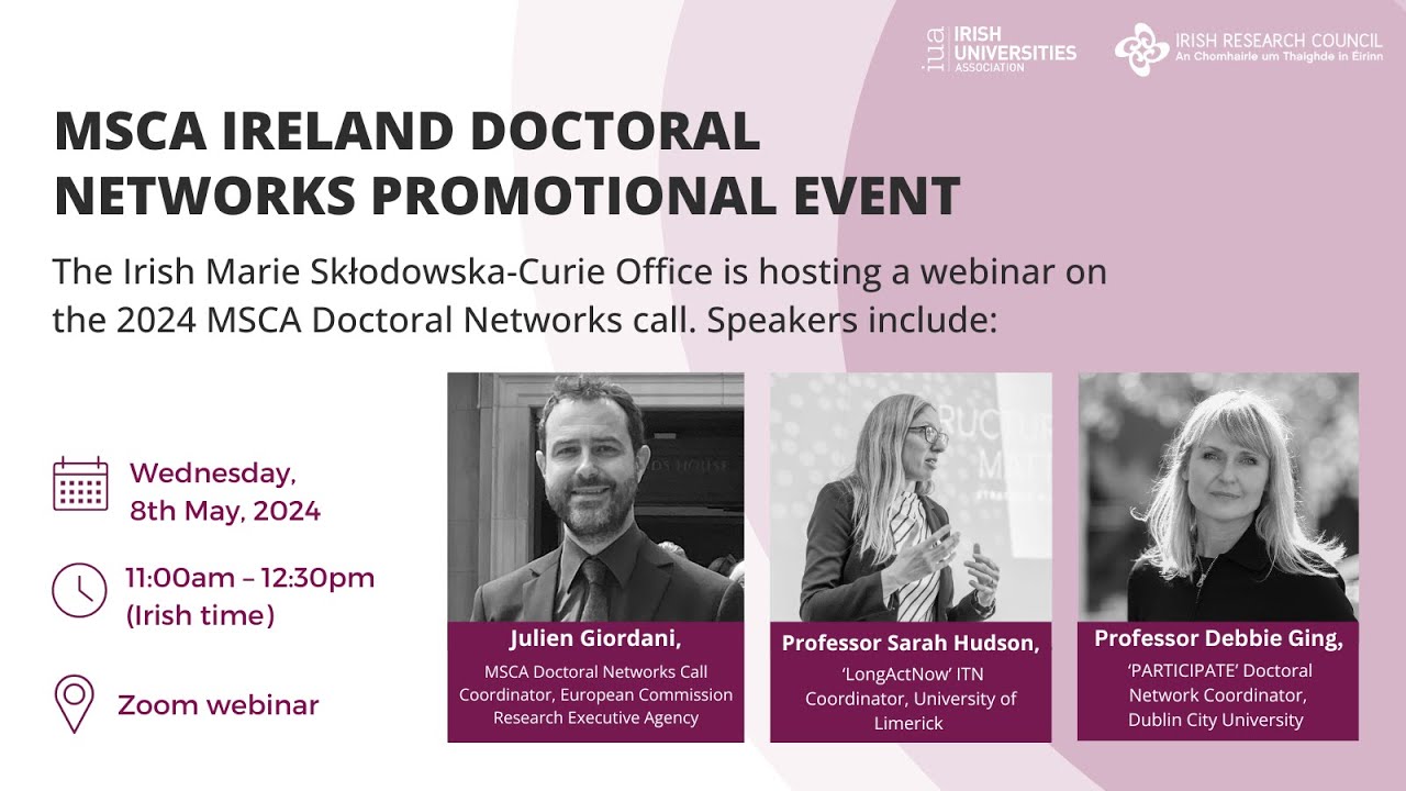 Doctoral Networks promotional event 2024 - playback recording