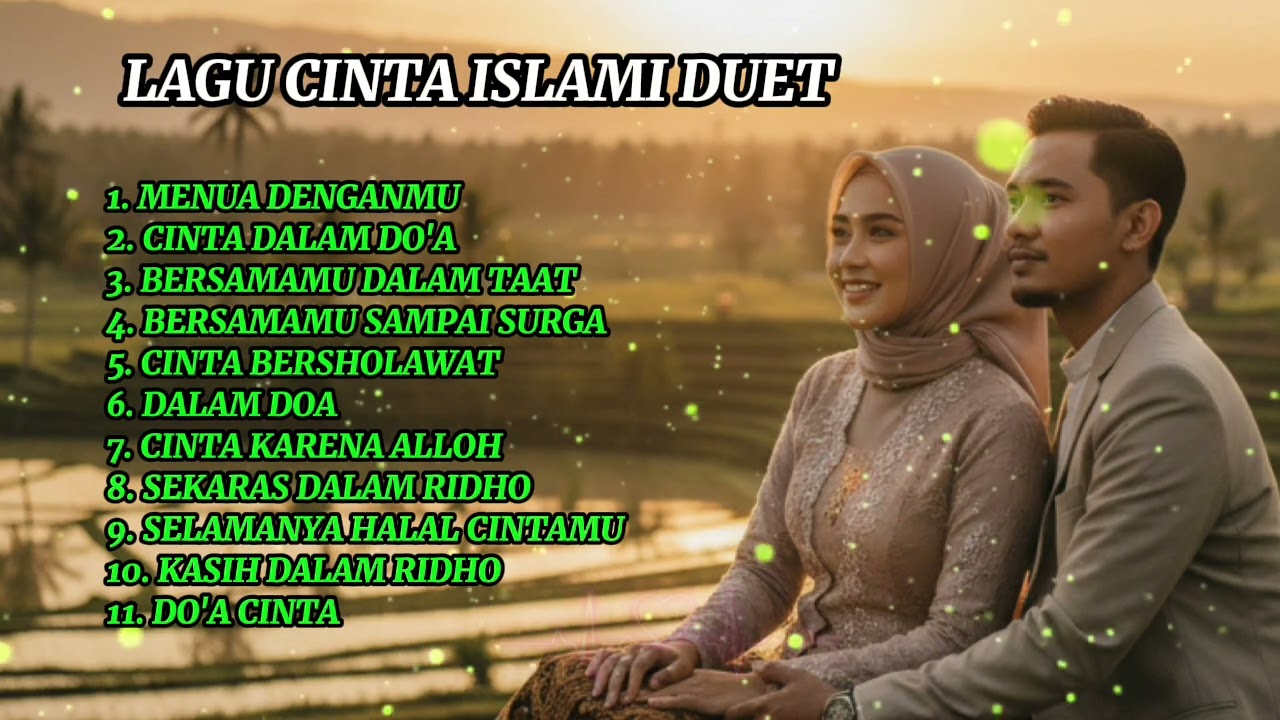 💖 Duet Lagu Cinta Islami Romantis TERBARU | Rindu Pasangan Halal 💖