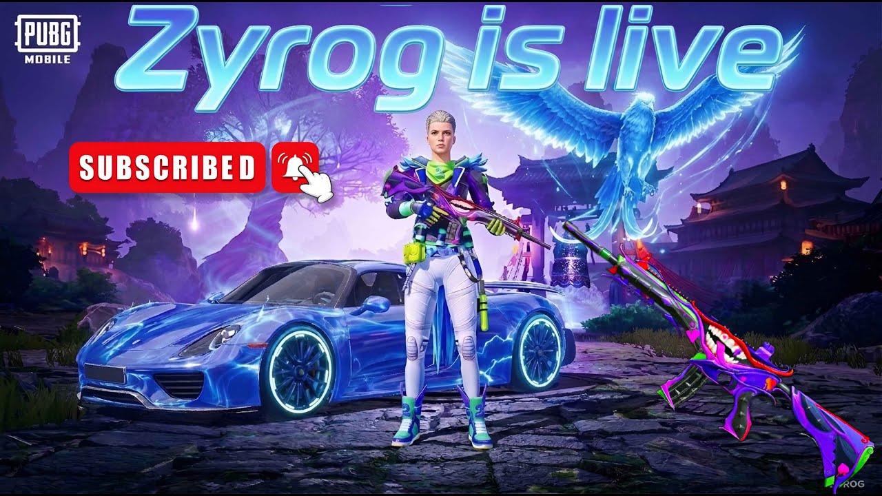 PUBG MOBILE 8TH ANNIVERSARY 😍❤️ ZYROG IS LIVE