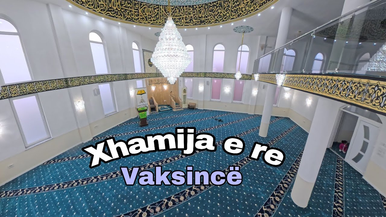 Xhamija e re e fshatit Vaksincë video me dron 