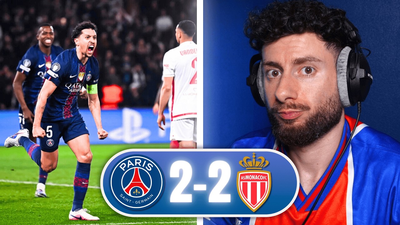 PSG qualifié… mais inquiétant ? 😨 (PSG 2–2 Monaco)