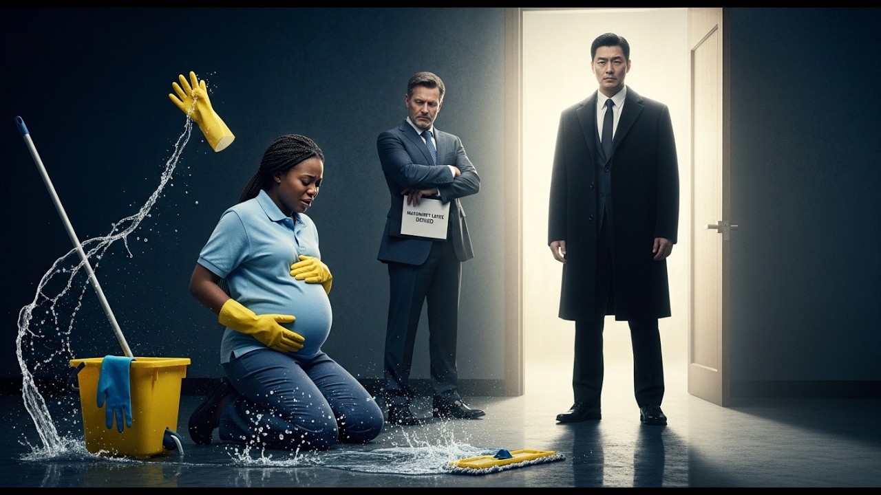 “The Pregnant Black Cleaner Fainted After Her Boss Denied Maternity Leave—Then the Korean Mafia Boss