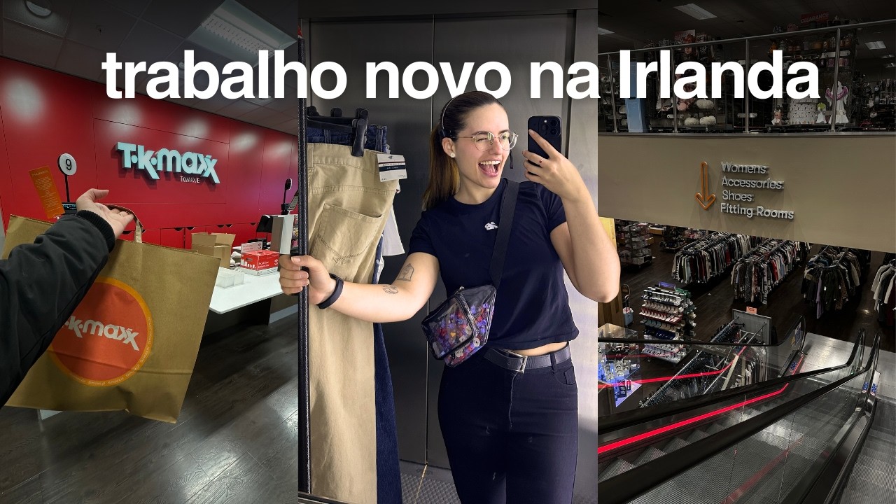 Minha primeira semana de trabalho na Irlanda 🇮🇪 nova rotina, expectativa vs realidade