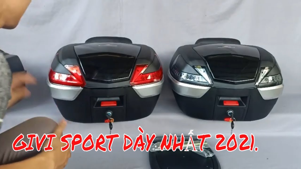 Thùng Sau Xe Máy Givi Sport Cao Cấp Dày Nhất.