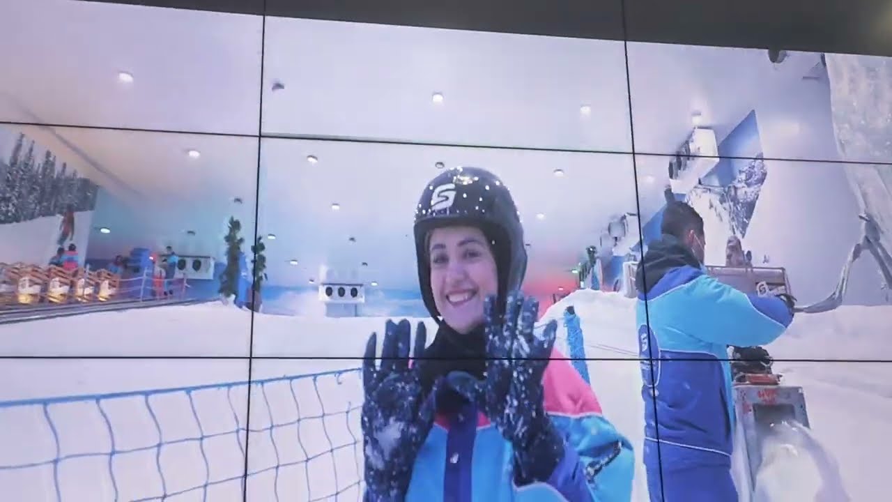 جوله كامله فى مدينه الثلج مع الأجواء الرمضانية متعه بجد