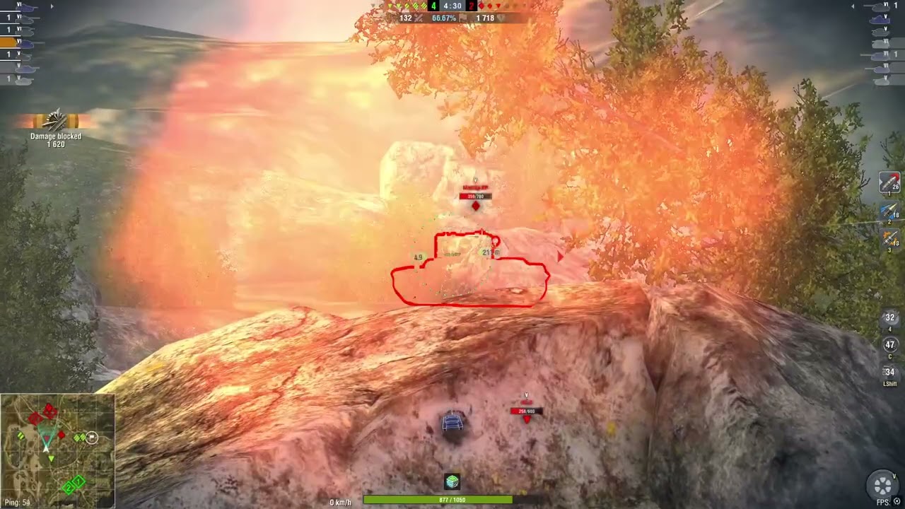 World of tank blitz (wotb) — SDP 44 Burza Stock Gameplay