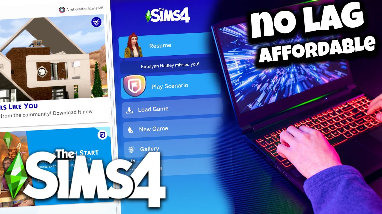 NAJLEPSZY laptop do gry w Sims 4 z dodatkami CC i modami (wszystkie pakiety/rozszerzenia)
