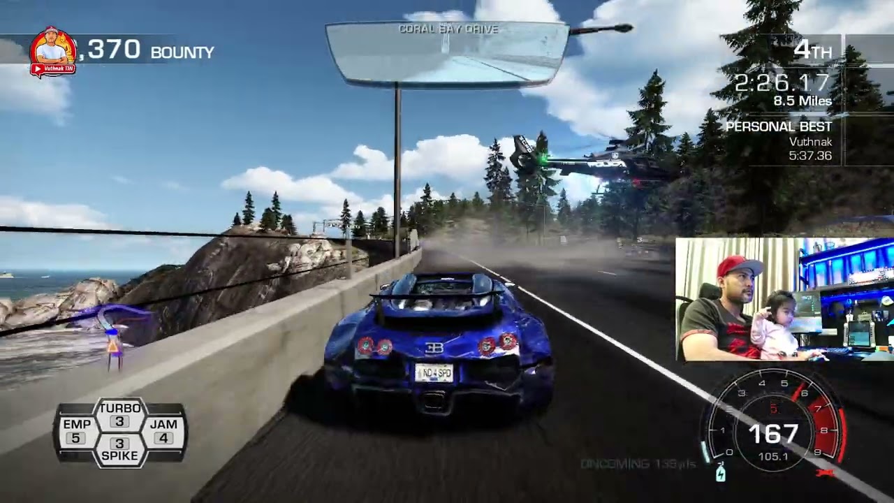 Highway battle, hot pursuit.