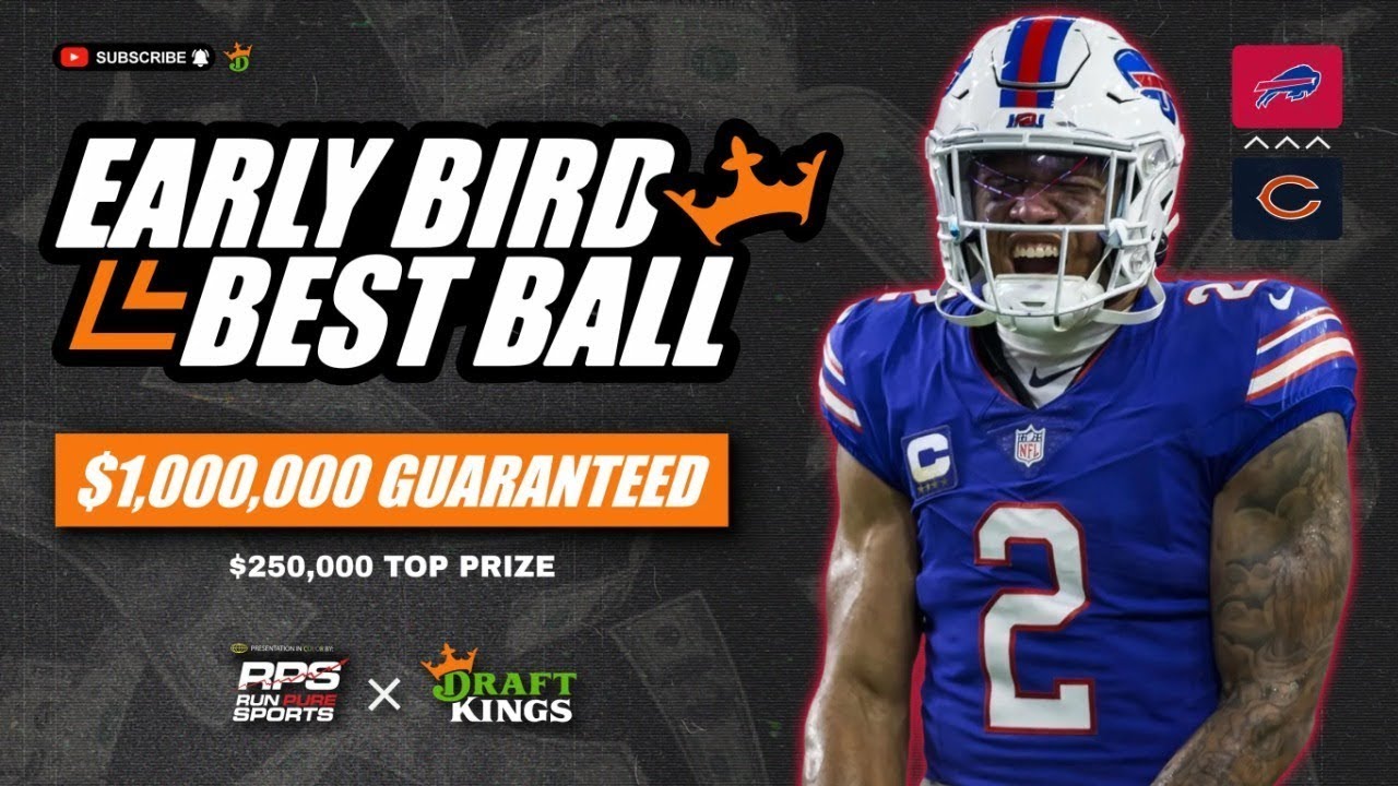 NFL DraftKings Best Ball | EARLY BIRD | 4/6 - 2026 NFL Season Ultimate Guide