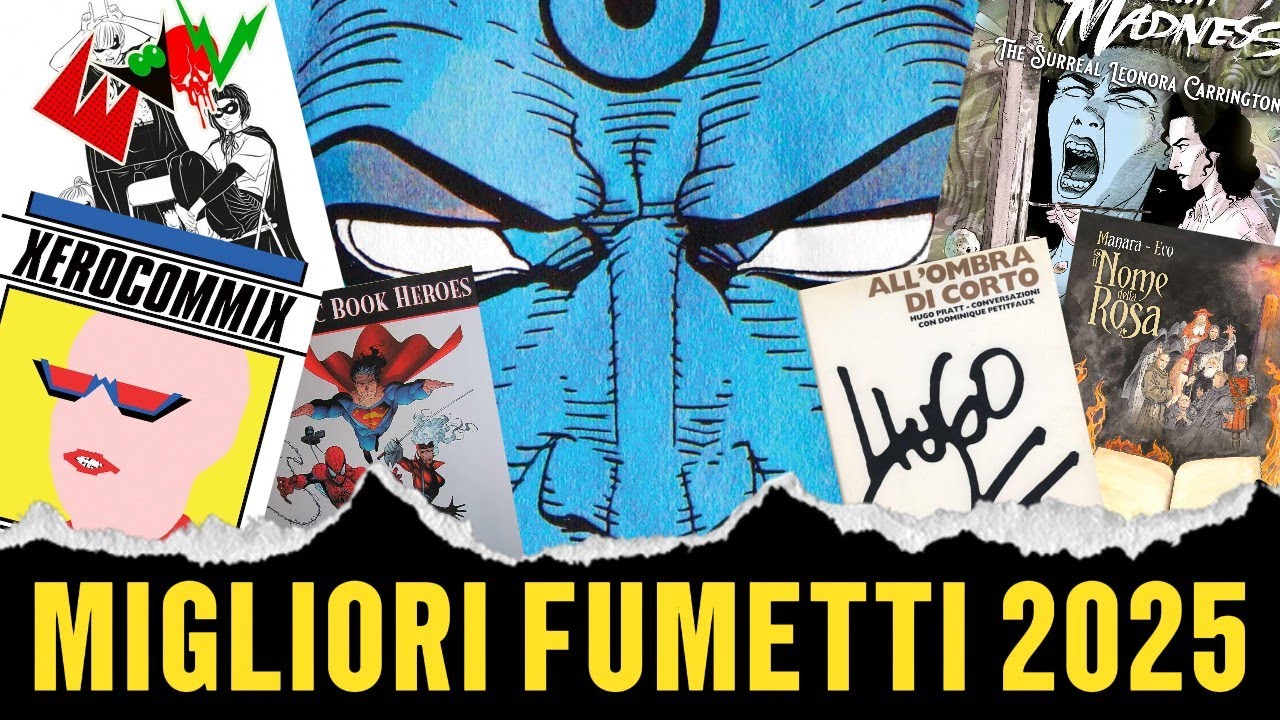 TOP 10 FUMETTI 2025 | COMICS, MANGA, GRAPHIC NOVEL, SAGGI E STORIA DEL FUMETTO | FUTURO DEL CANALE