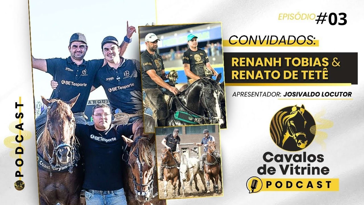 RENANH TOBIAS E RENATO DE TETÊ: A DUPLA ESTÁ FAZENDO HISTÓRIA NA VAQUEJADA! | Cavalos de Vitrine #03