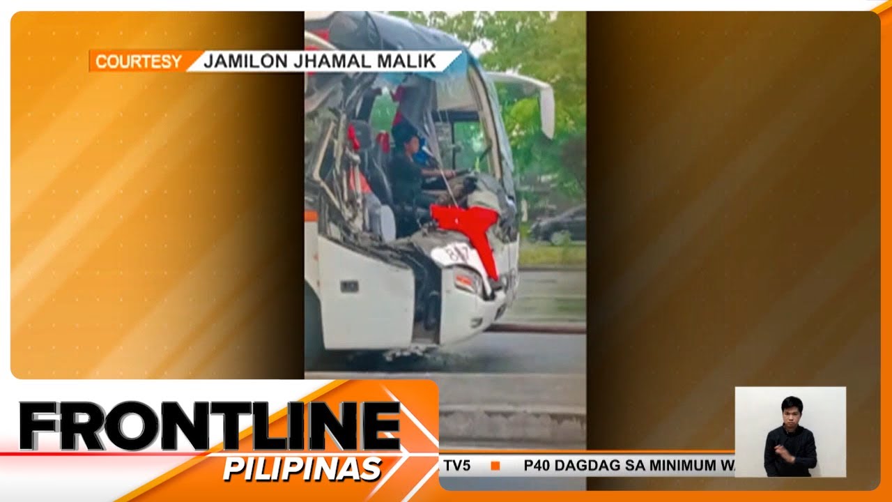 Konduktor, patay matapos tumilapon dahil sa banggaan ng bus, 10-wheeler | Frontline Pilipinas