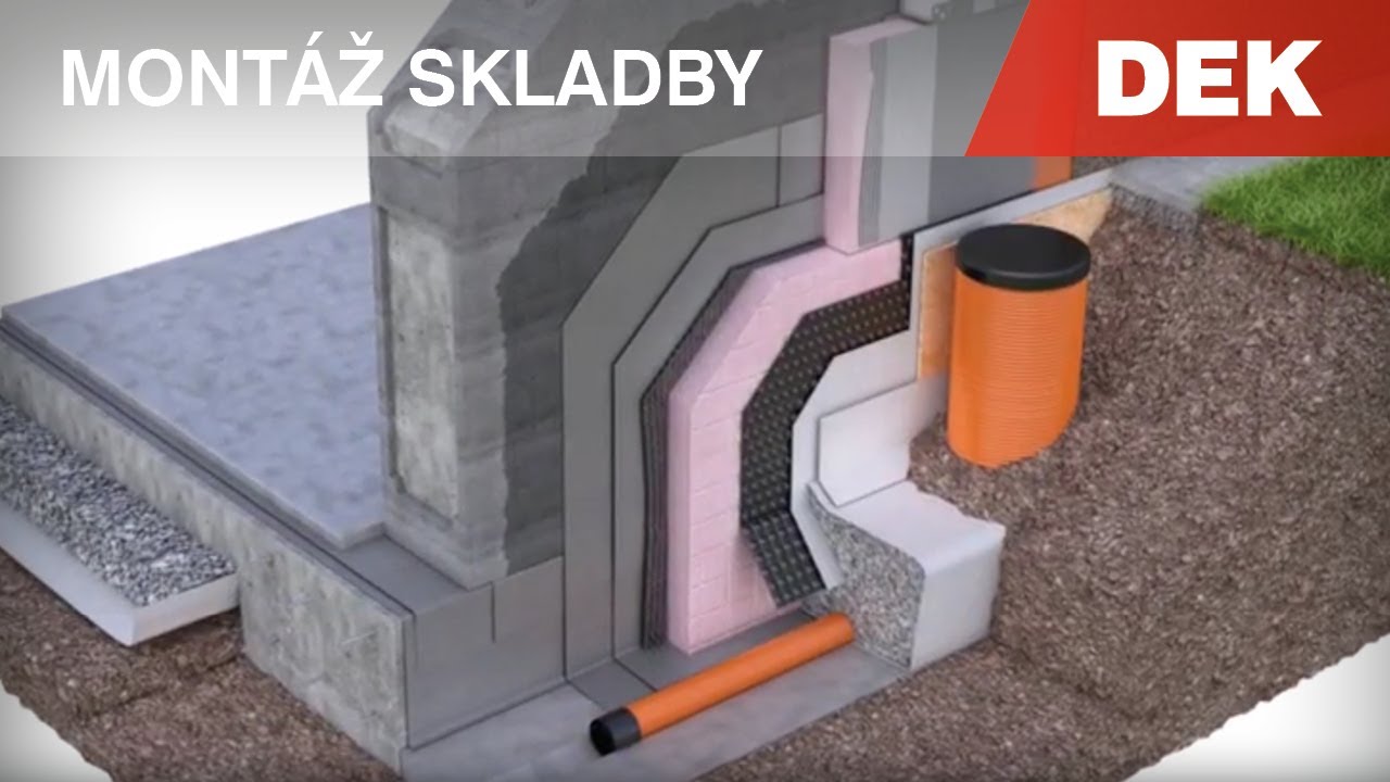 Izolacia a liniová drenáž v suterénu