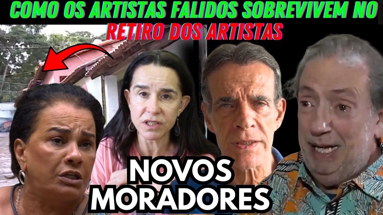 TRISTE! OLHA COMO É A CASA POR DENTRO DOS FAMOSOS NO RETIRO DS ARTISTAS E QUEM SÃO OS NOVOS MORADORE