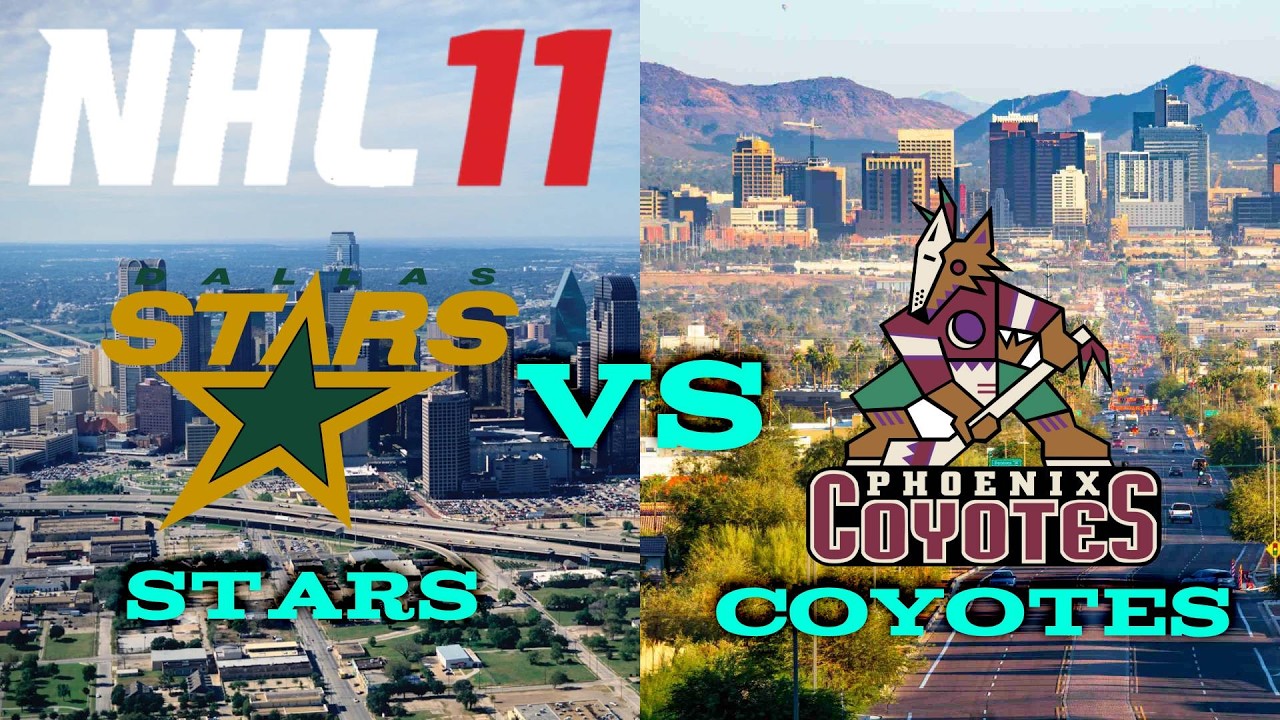 NHL 11 - Dallas Stars VS Phoenix Coyotes 