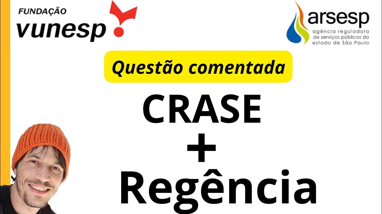 CRASE | Arsesp | Vunesp | Questão Comentada  