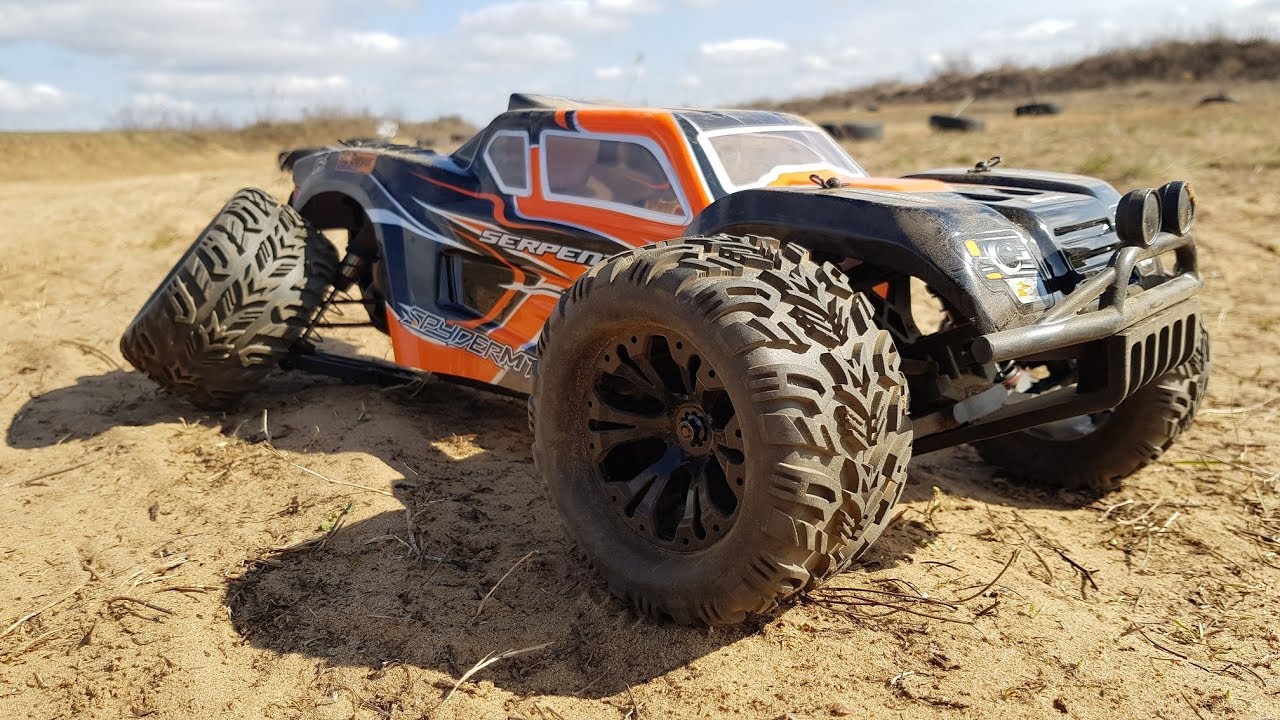ЛОМАЮ ПОПОЛАМ Serpent Spyder MT2 в первой покатушке!