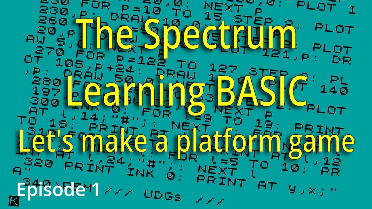 Эпизод 1 — ИЗУЧЕНИЕ БАЗОВ Давайте создадим платформенную игру — ZX Spectrum