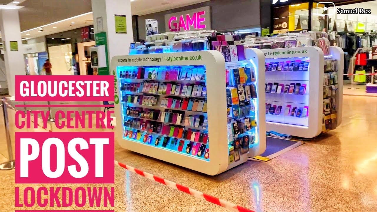 Walking tour Gloucester town centre post Lockdown JUNE 2020