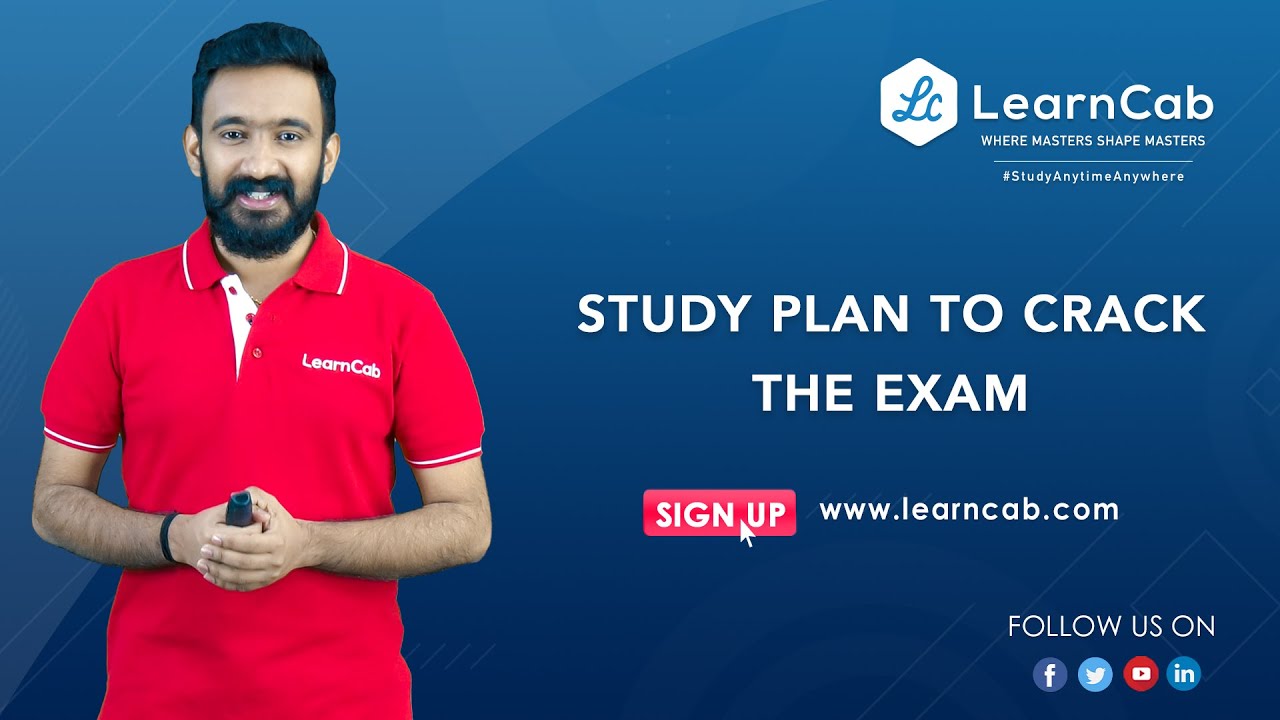 Study Plan to Crack the Exam | CA | CS | CMA - CA Lijil Lakshman
