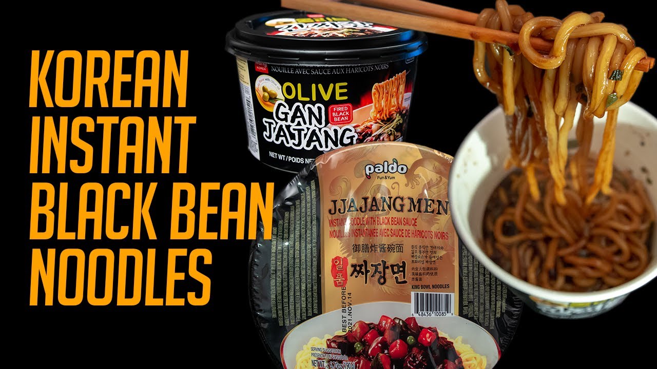Korean Black Bean Noodle Review! | The Best Instant Jajangmyeon 짜장면 | Paldo and Wang's Korea