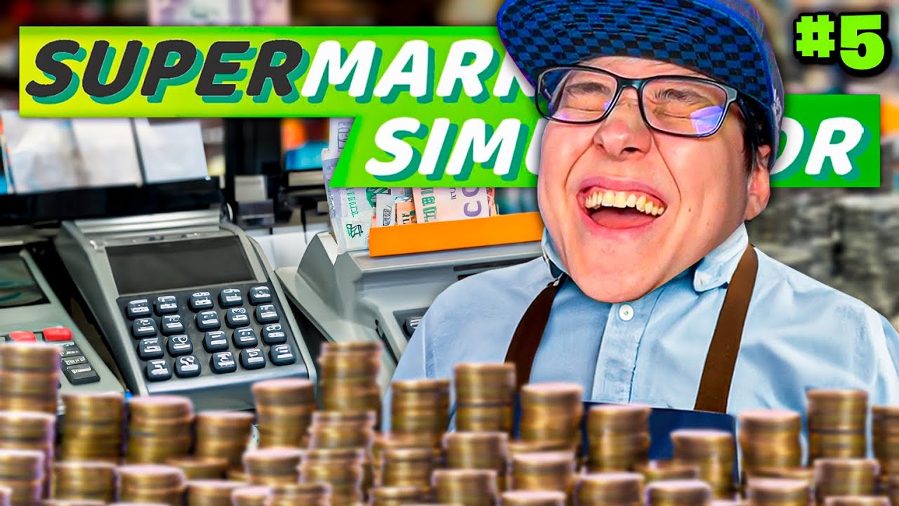 EL PEOR CAJERO DEL MUNDO | BOFFE JUEGA al SUPERMARKET SIMULATOR #5