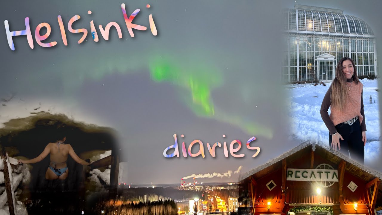 Helsinki diaries 05 ❄ Auroras, nos bañamos en lago helado, choco Fazer gratis y mucho más