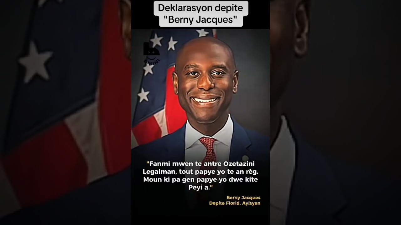 Deklarasyon depite Berny Jacques 