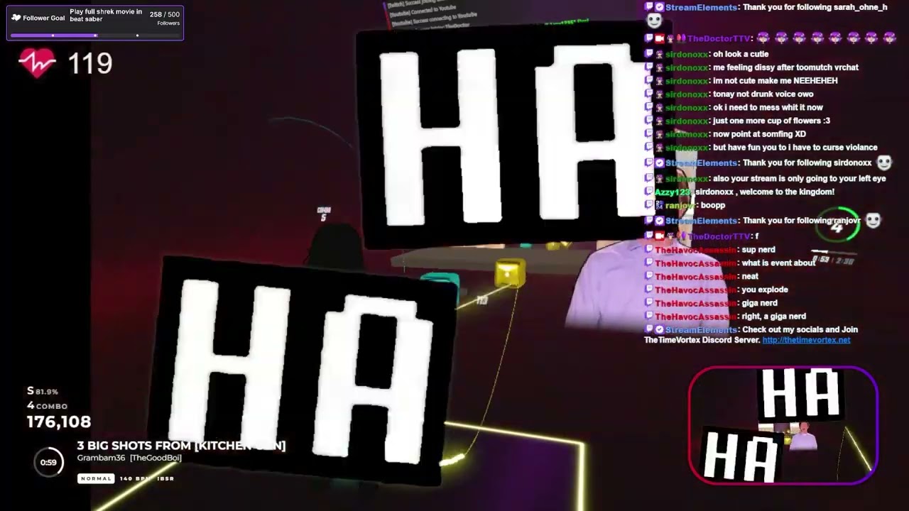 Beat Saber | Extra Sensory 2 | 3 Big Shots From Kitchen Gun