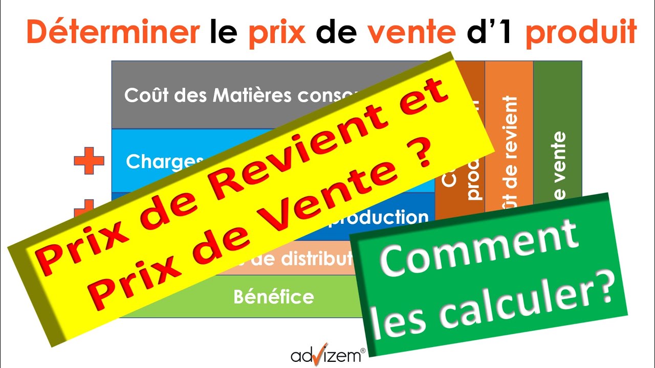 Prix de Vente d'un Produit Fabriqué : Comment le Calculer en 6 mn