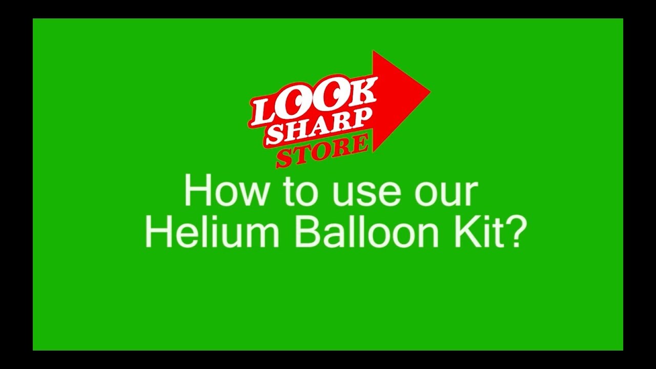 How to use our Helium Balloon Kit?