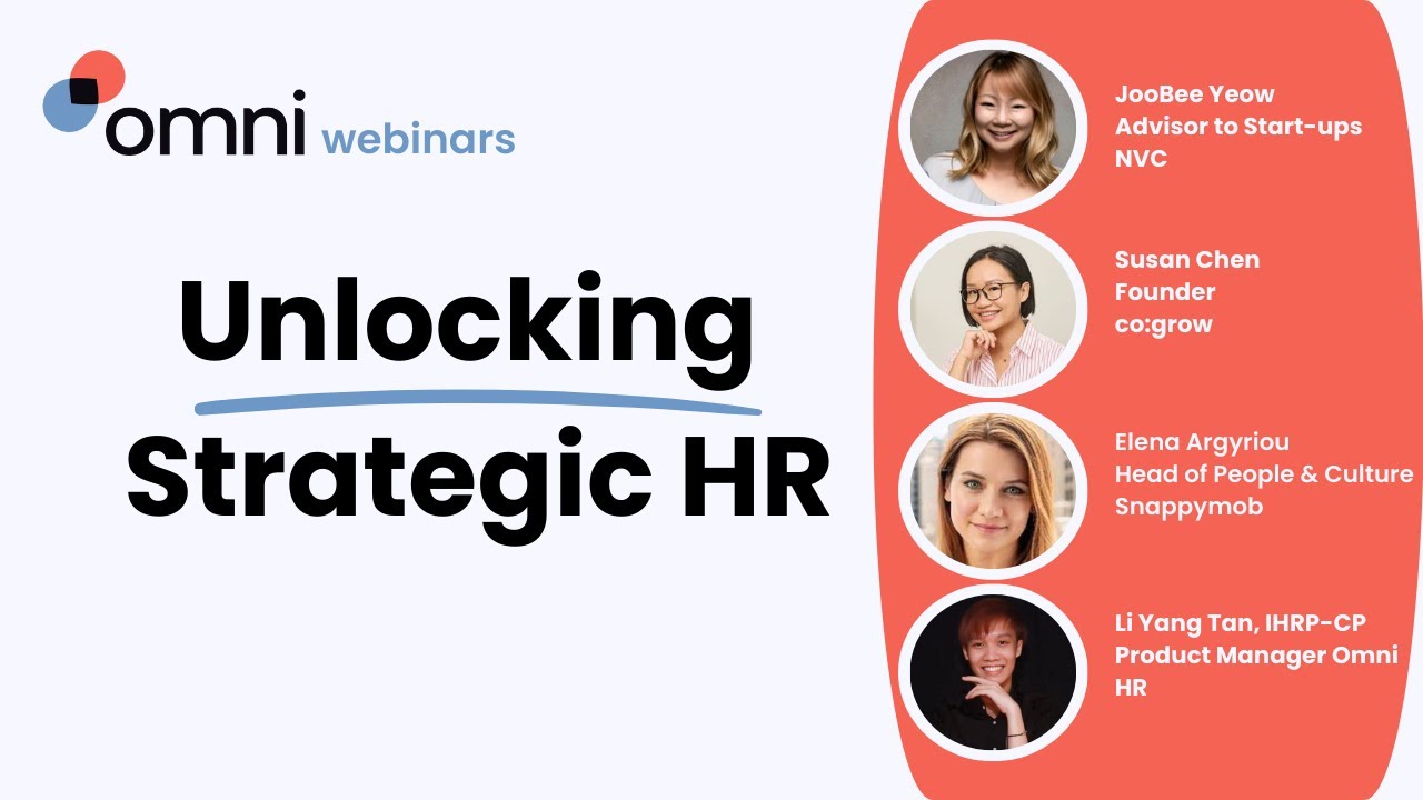 On-Demand Webinar: Unlocking Strategic HR