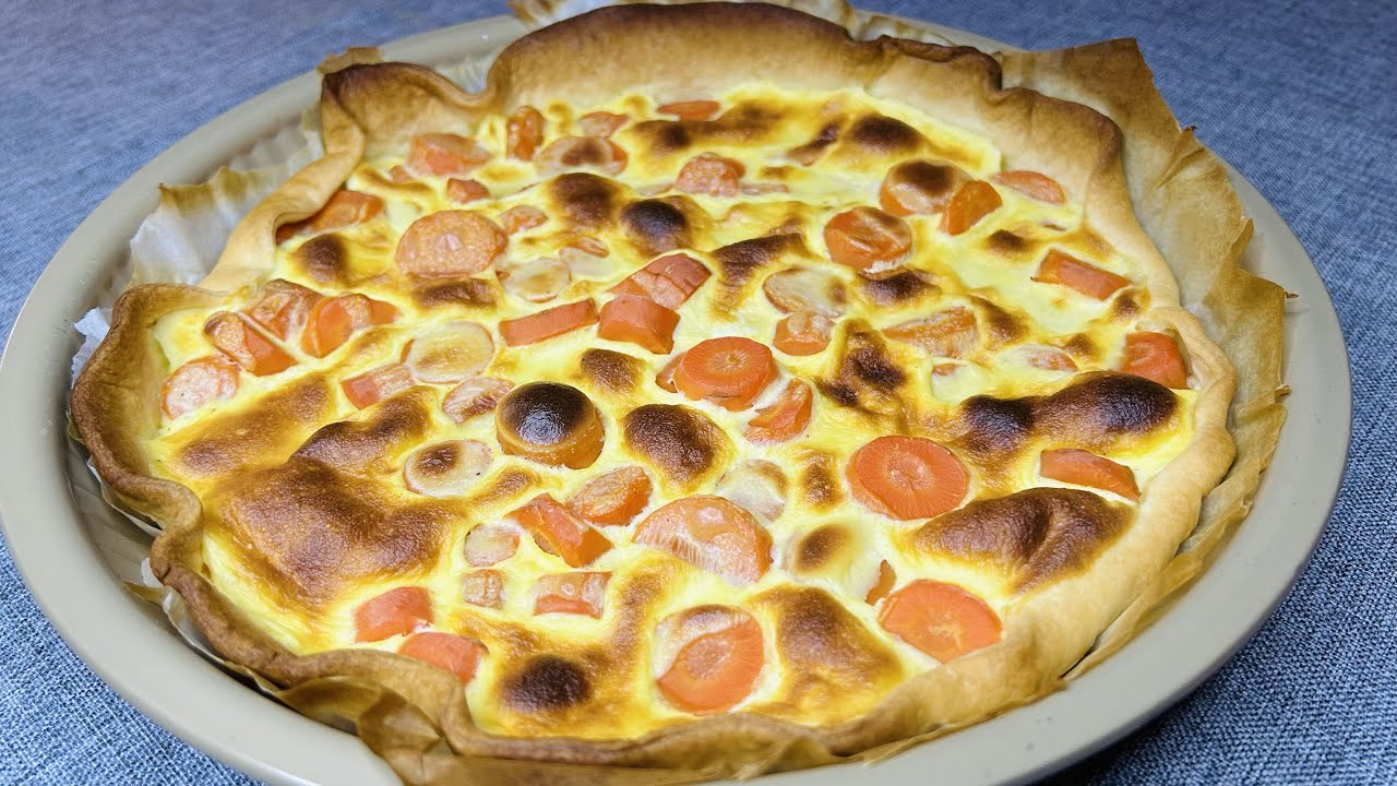 0,50 € par Personne pour cette Délicieuse Quiche 🥕