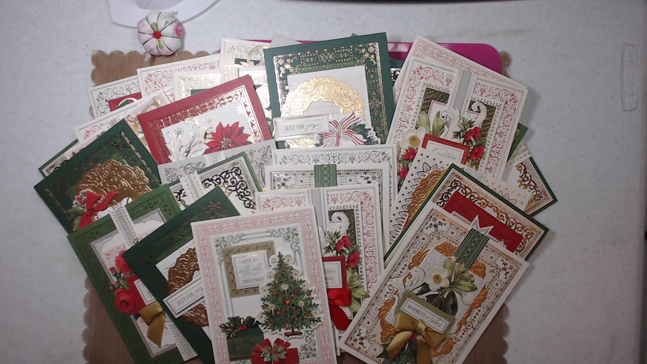 Christmas Cards Project Share, Anna Griffin Christmas Card Making Kit 2020 @annagriffinvideos
