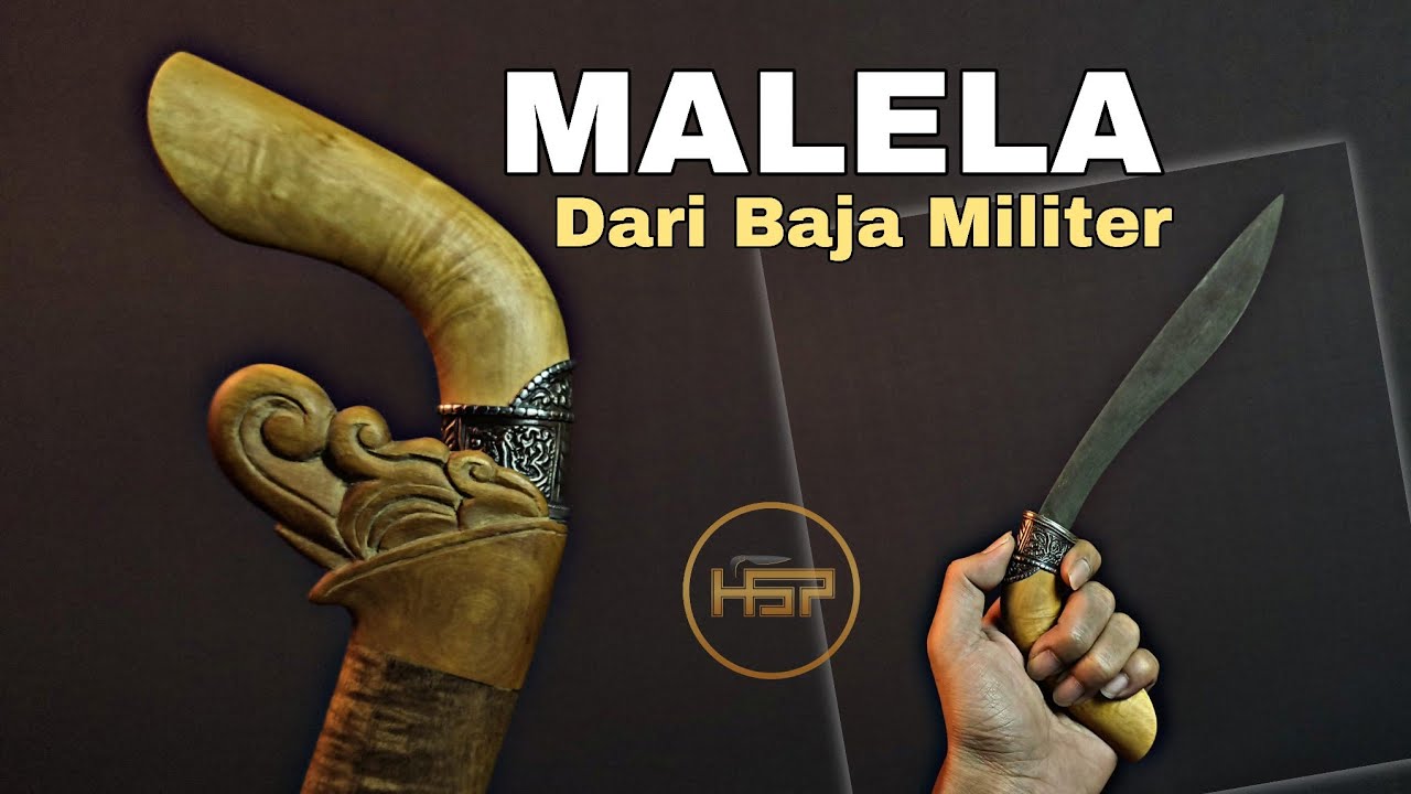 Masih Edisi Badik Malela Dengan Model Bugis - Bahan Dari Baja Militer Lama Zaman PD 2