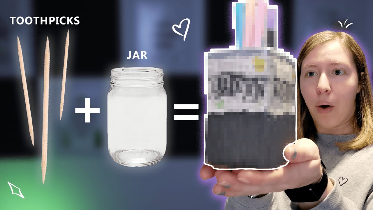 Bold Stationary Storage - Crafting with Random Objects #TriDIYChallenge