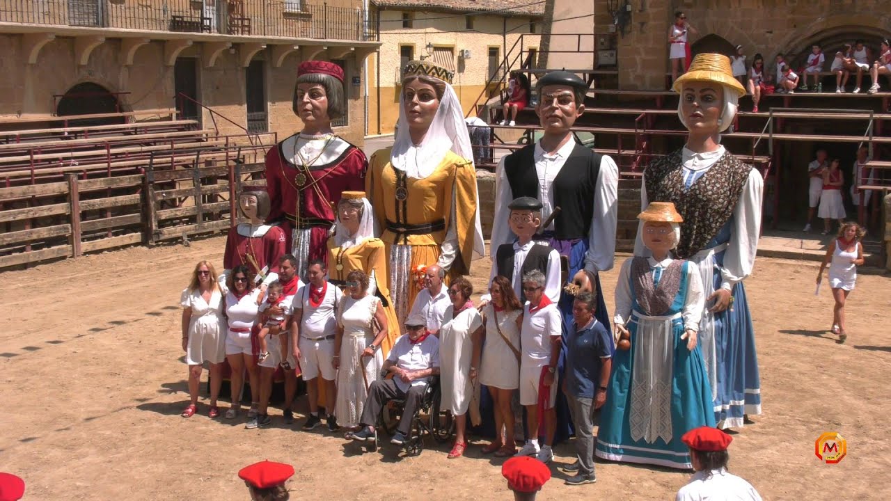 Tv Carcastillo - 07/08/2025 - Dia del Jubilad@ - Baile de los Gigantes.
