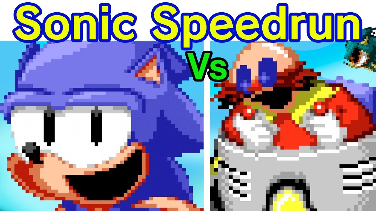 Friday Night Funkin' Sonic 1 Speedrun | Sonic SpeedFunk - Pixel Perfect (FNF Mod/Sonic the Hedgehog)