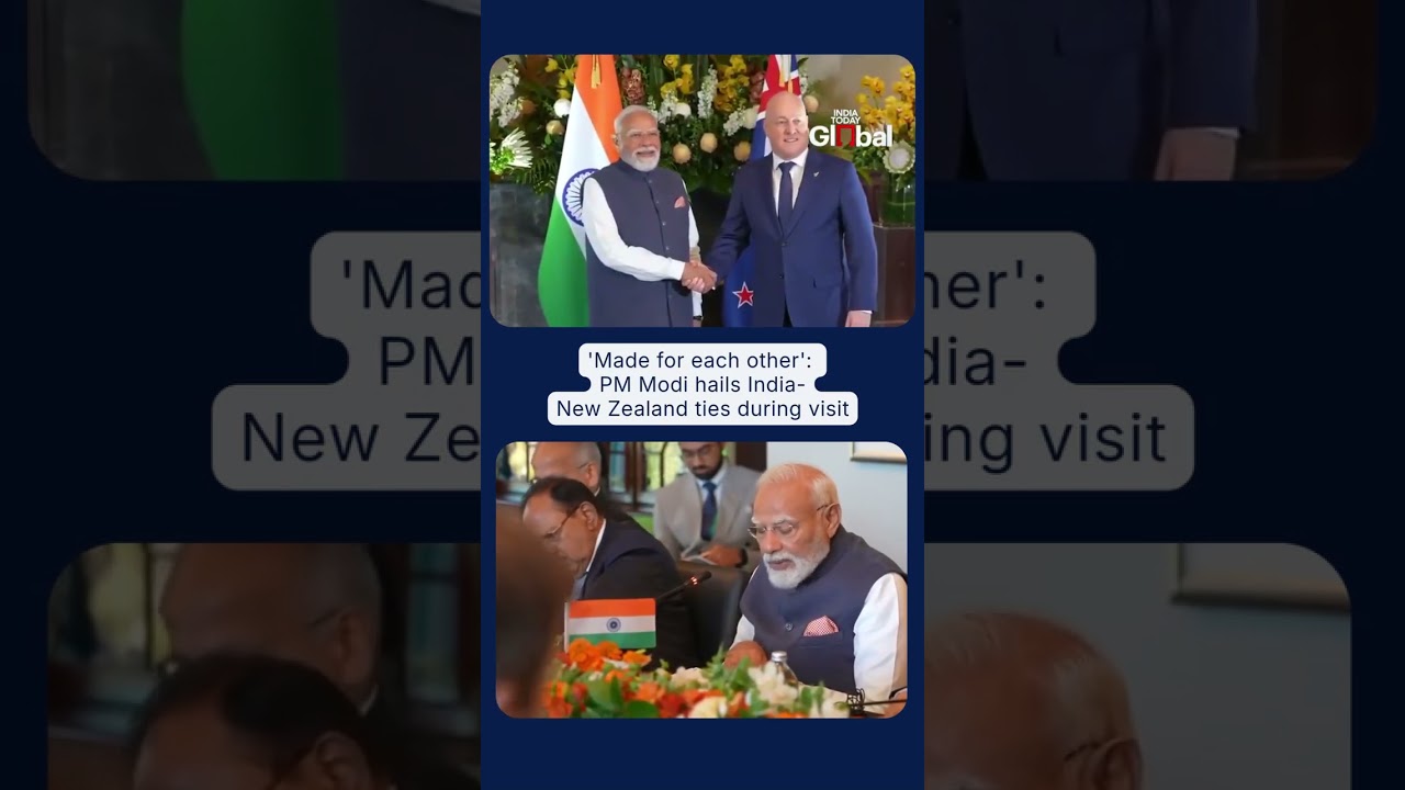 India, New Zealand Elevate Ties To Strategic Partnership; Modi, Luxon Seal Key Deals | #modi