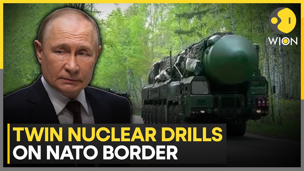 Russia Nuclear Drill: Russian Forces Conduct Twin Nuclear Drills On NATO Borders | WION News
