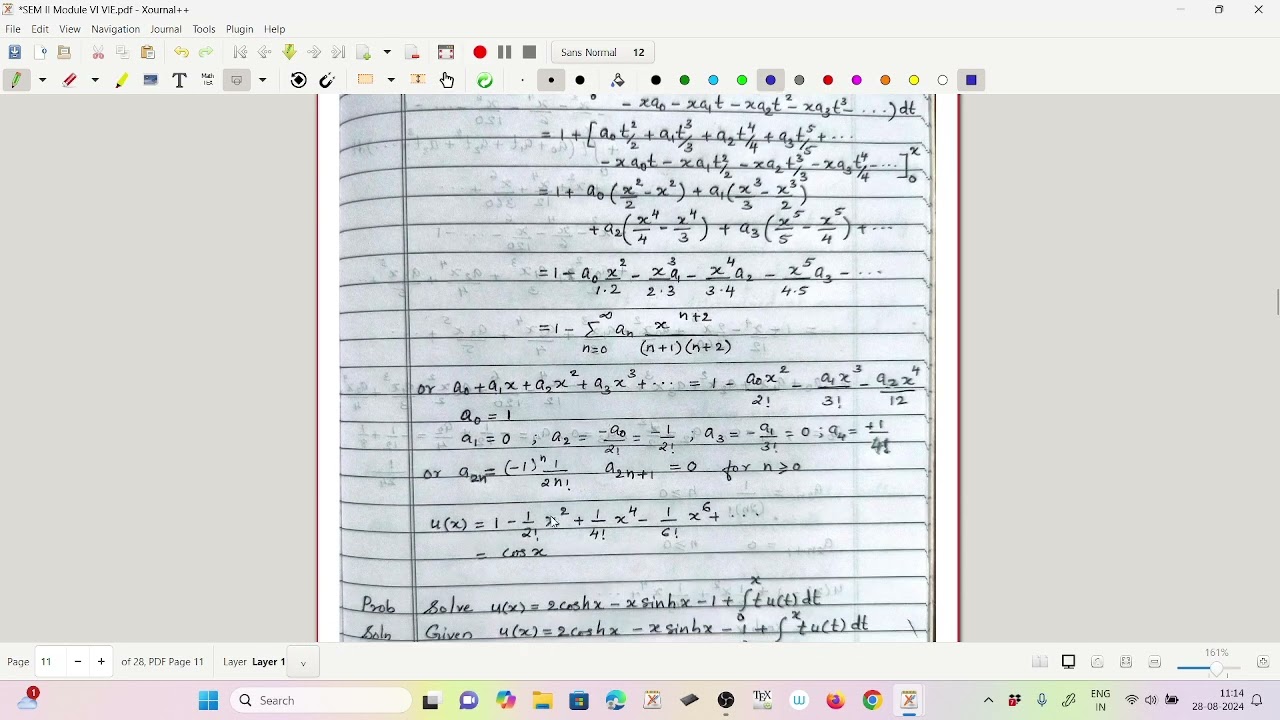 The Series Solution Method for Volterra Integral Equations