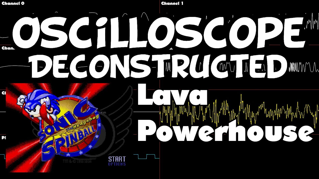 Sonic Spinball - Lava Powerhouse - Oscilloscope Deconstruction