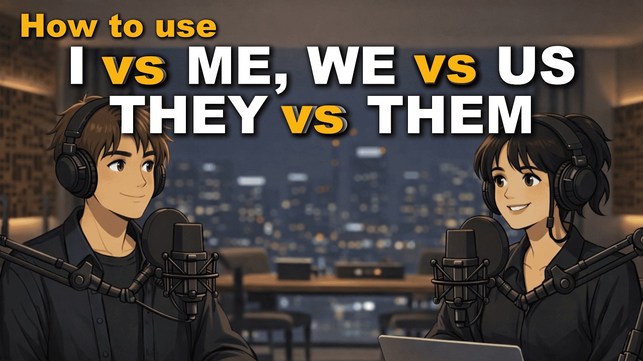 I vs Me? We vs Us? They vs Them? | Speak English Naturally | Easy English for Beginners