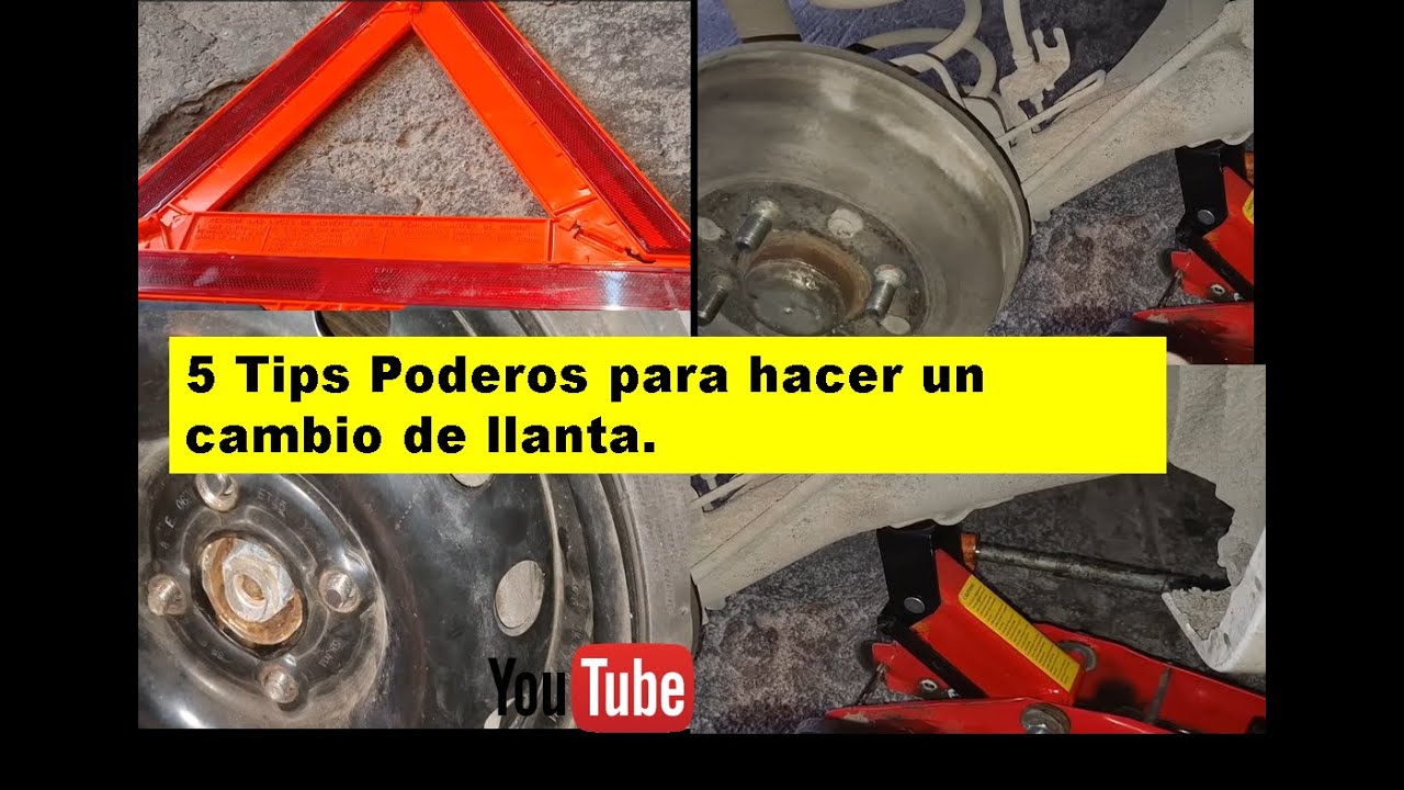 COMO CAMBIAR UNA LLANTA DE  TU CARRO  FACIL DE HACER